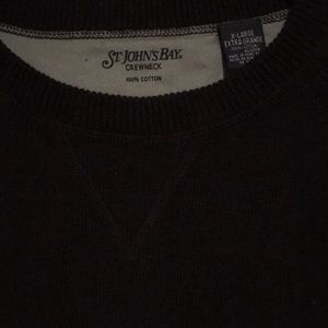 NWOT ST JOHNS BAY crew-neck brown Sweater